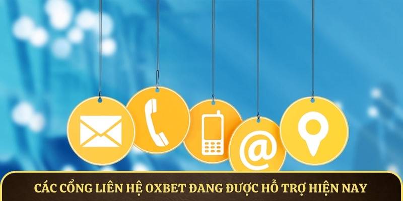 Các cổng liên hệ OXBET đang được hỗ trợ hiện nayCác cổng liên hệ OXBET đang được hỗ trợ hiện nay