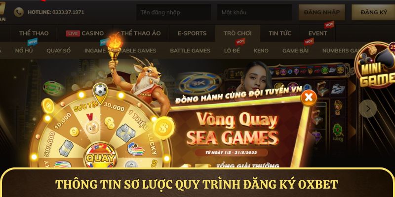 Thông tin sơ lược quy trình đăng ký OXBET
