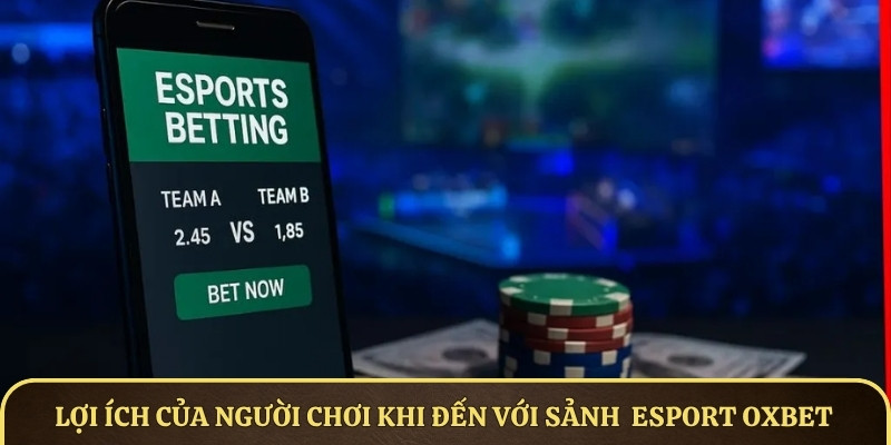 Lợi ích khi đến với sảnh cá cược Esport OXBET